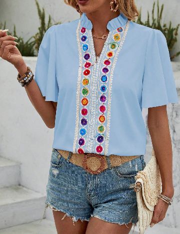 Bluza SHEIN, albastru