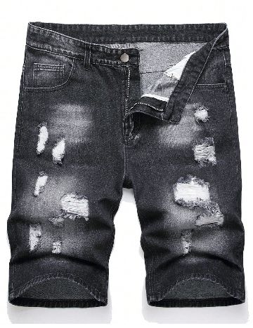 Pantaloni scurti SHEIN, gri inchis