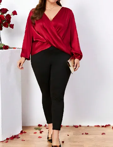 Bluza SHEIN CURVE, rosu