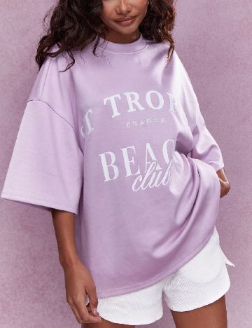 Tricou Oversize Missguided, mov