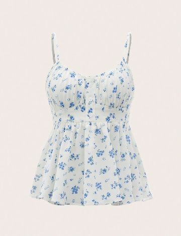 Top SHEIN CURVE, alb