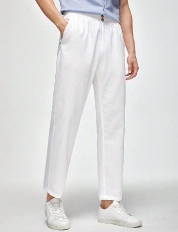 Pantaloni SHEIN, alb