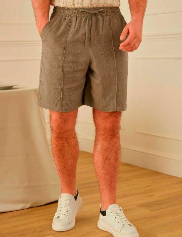 Pantaloni scurti SHEIN, maro