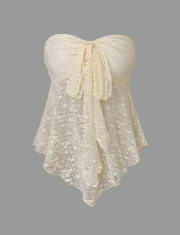 Top SHEIN, crem