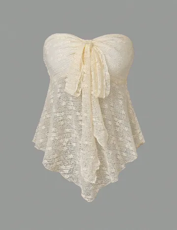 Top SHEIN, crem