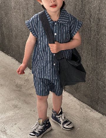 Compleu Shein Kids, albastru