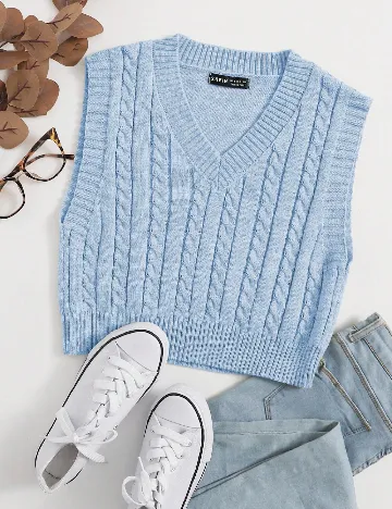 Top SHEIN, albastru