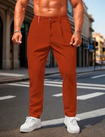 Pantaloni SHEIN, portocaliu