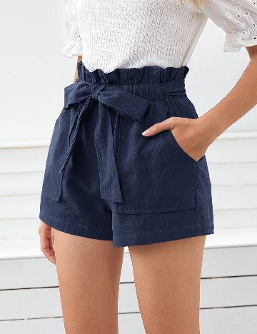 Pantaloni scurti SHEIN, bleumarin
