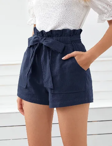 Pantaloni scurti SHEIN, bleumarin