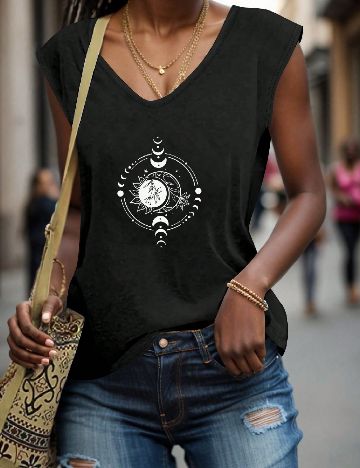 Tricou SHEIN CURVE, negru