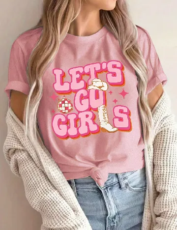 Tricou SHEIN, roz
