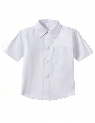Camasa Shein Kids, alb