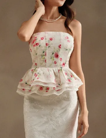 Top Anewsta, floral