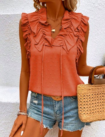 Bluza SHEIN, caramiziu