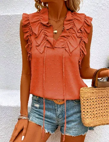 Bluza SHEIN, caramiziu