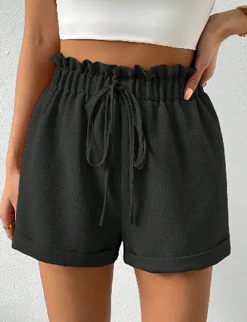 Pantaloni scurti SHEIN, negru