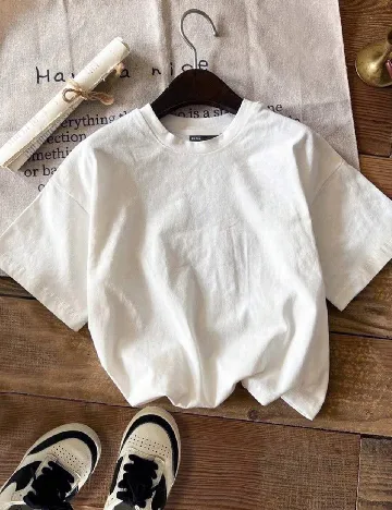 Tricou SHEIN CURVE, alb
