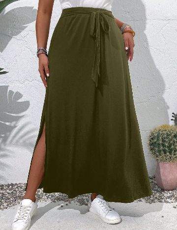 Fusta Emery Rose Curve, verde