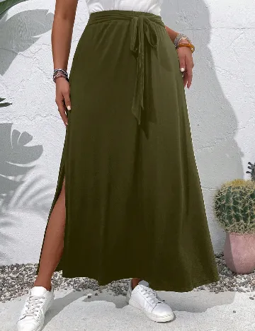 Fusta Emery Rose Curve, verde