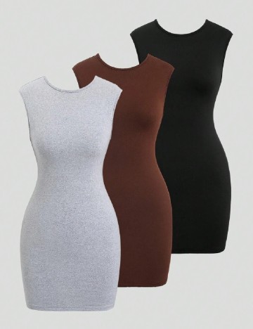 Set Rochii 3 bucati SHEIN, mix culori