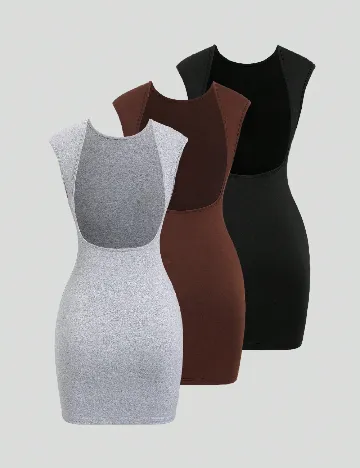 Set Rochii 3 bucati SHEIN, mix culori