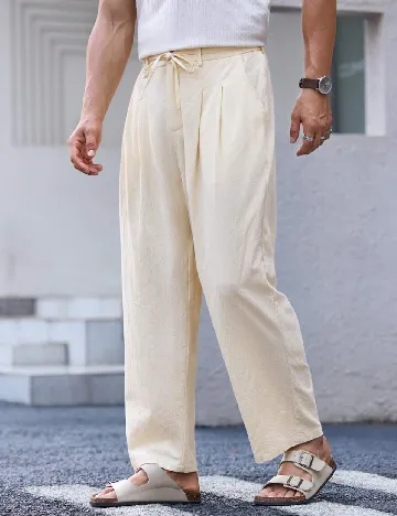 Pantaloni SHEIN, galben