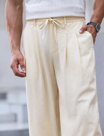 Pantaloni SHEIN, galben