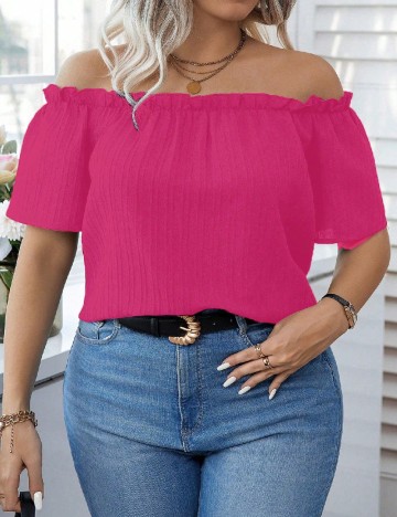 Top SHEIN CURVE, roz