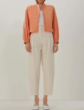Pantaloni Someday, ecru