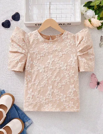 Bluza Shein Kids, crem