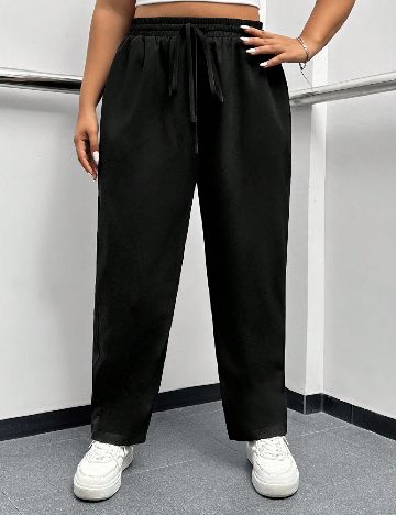 Pantaloni SHEIN CURVE, negru