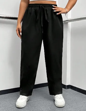 Pantaloni SHEIN CURVE, negru