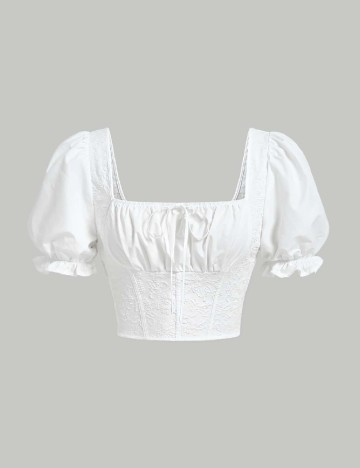 Top SHEIN, alb