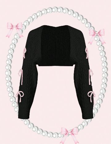Bolero SHEIN, negru