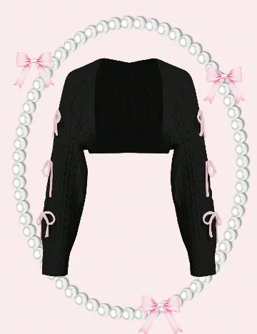 Bolero SHEIN, negru