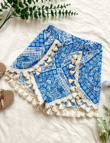 Pantaloni scurti SHEIN, albastru