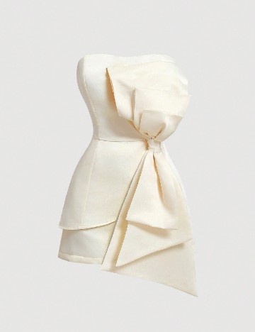 Top SHEIN, ecru