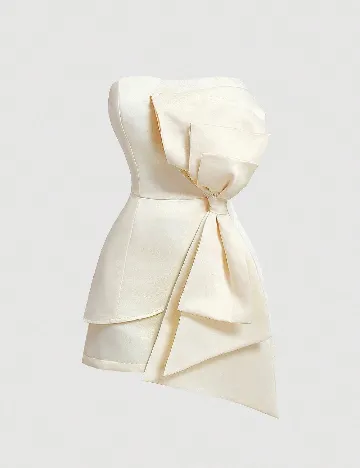 Top SHEIN, ecru