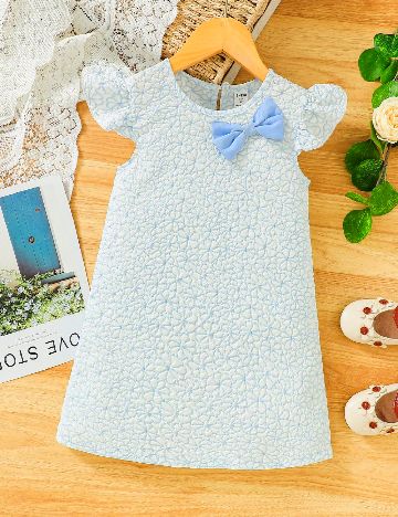 Rochie Shein Kids, alb/albastru