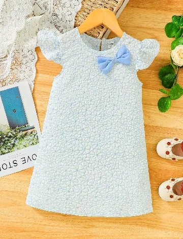 Rochie Shein Kids, alb/albastru