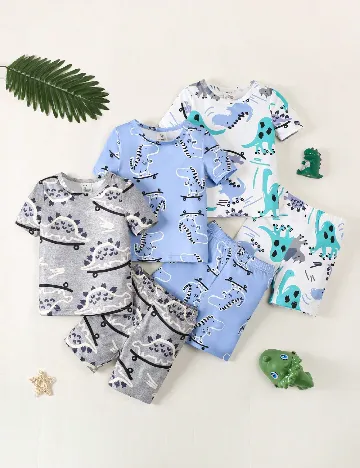 Set compleuri 3 bucati Shein Kids, mix culori