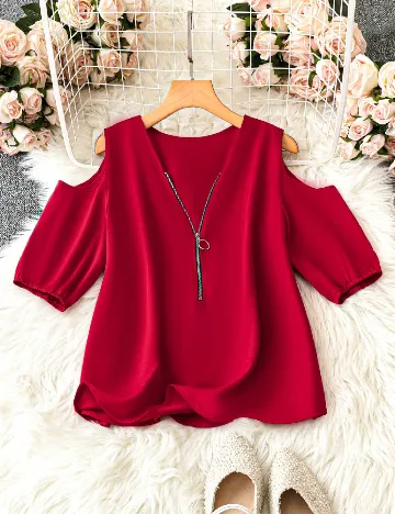 Bluza SHEIN, rosu