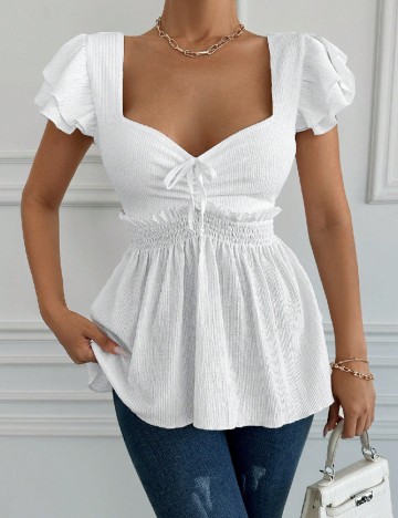 Bluza SHEIN, alb