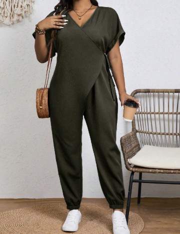 Salopeta SHEIN CURVE, verde
