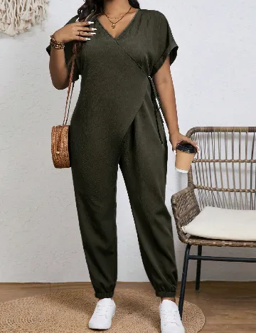 Salopeta SHEIN CURVE, verde