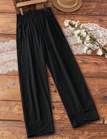 Pantaloni SHEIN CURVE, negru