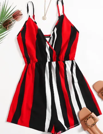 Salopeta SHEIN CURVE, mix culori