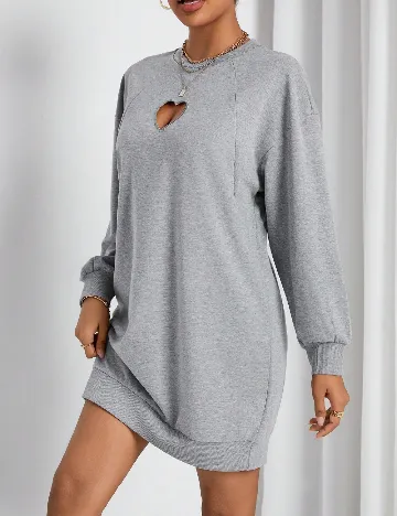 Rochie scurta SHEIN, gri