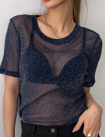 Tricou Dazy, bleumarin